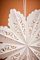 White Paper Snowflake Decoration
