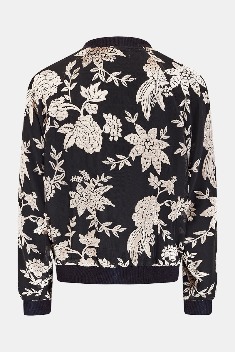 Ziena Devore Bomber Jacket