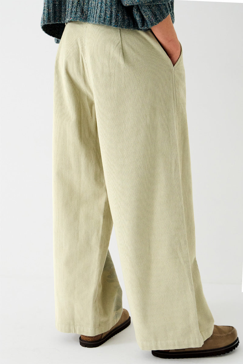 Astrid Cord Embroidered Trouser