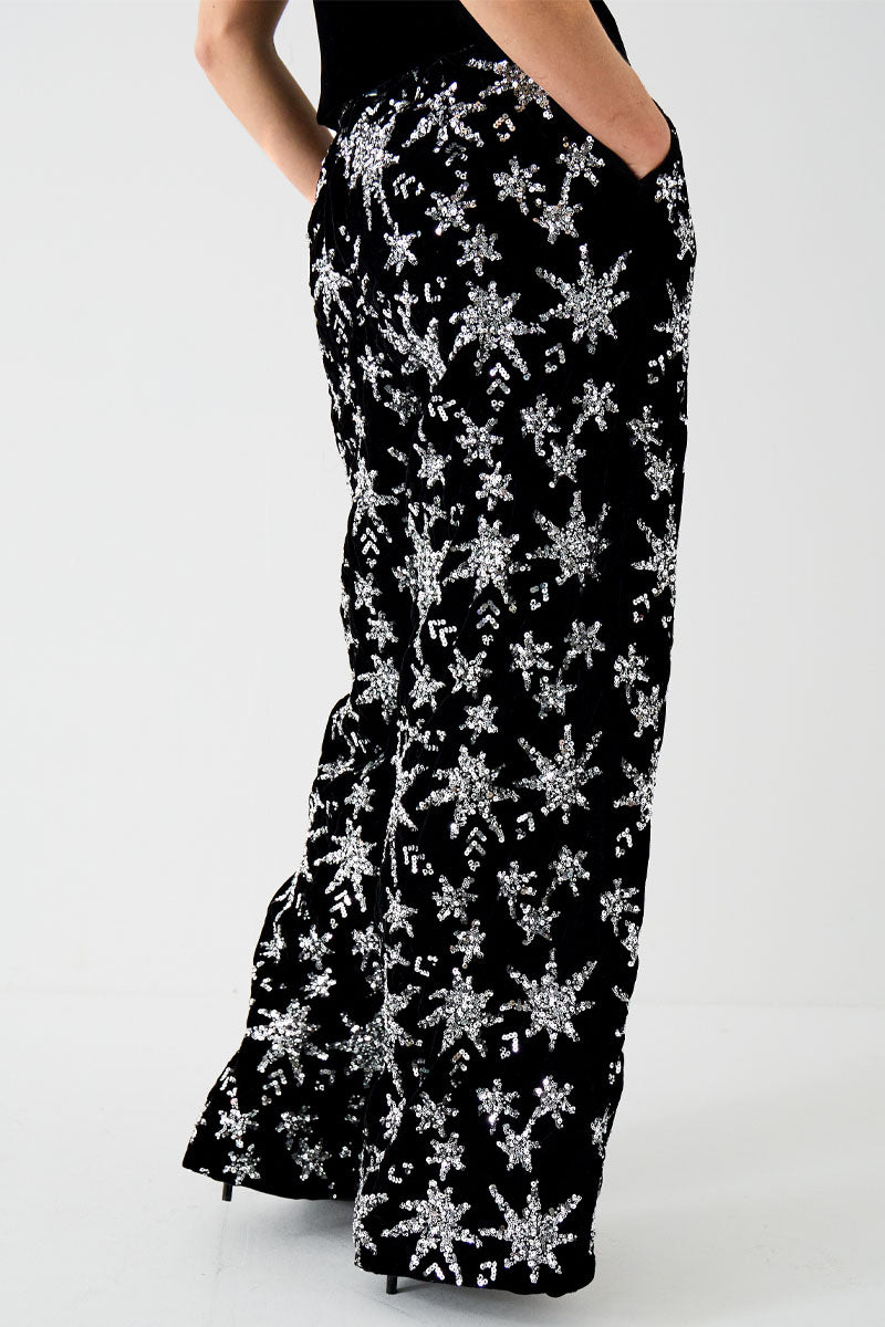 Medi Sequin Embellished Trouser