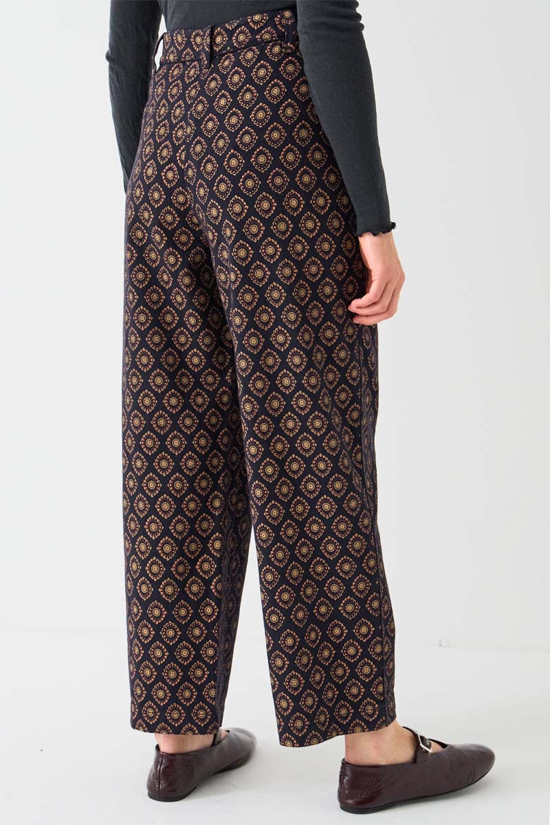 Pheba Printed Cotton Twill Trouser
