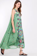 Preeti Green Sleeveless Dress
