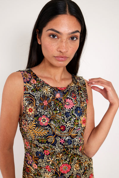Rio Embroidered Sequin Dress