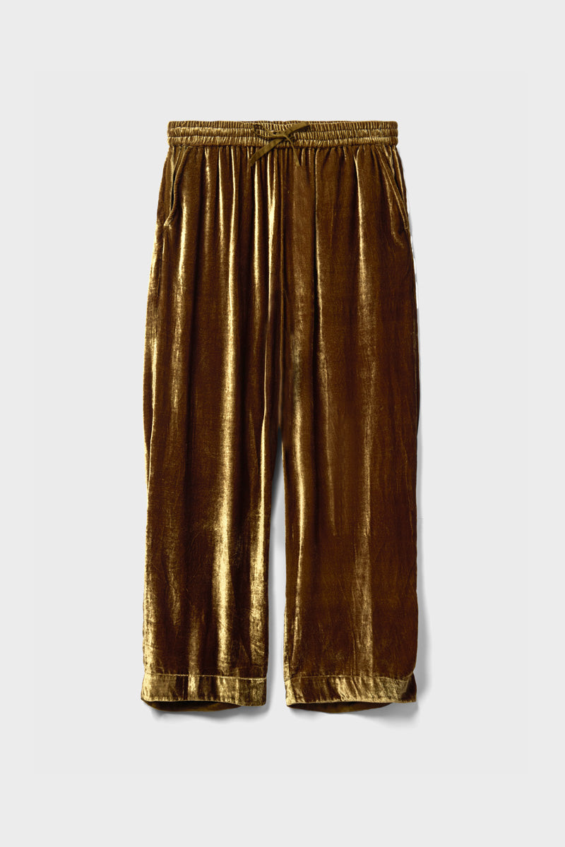 Rumi Velvet Straight Leg Trousers