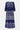 Flat shot front image of East Chrissie Batik Navy Satin Dress
