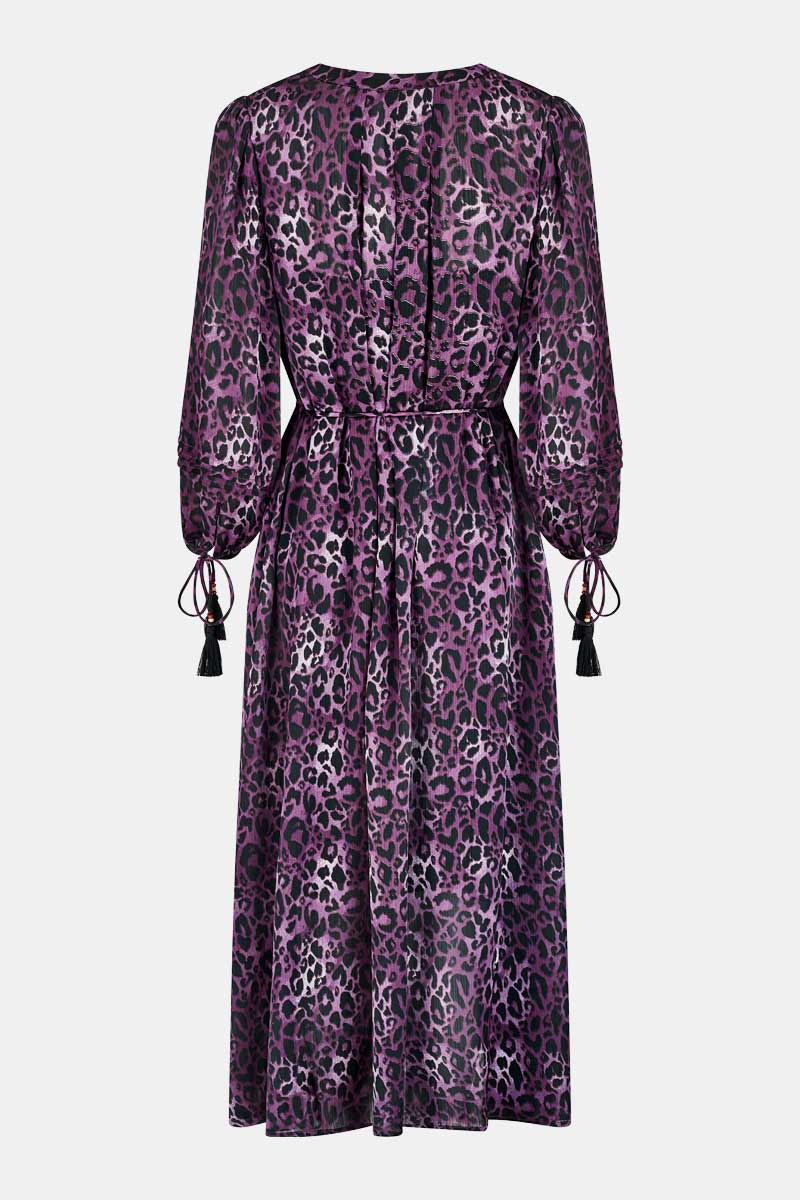 Rhiannon Leopard Print Midi Dress