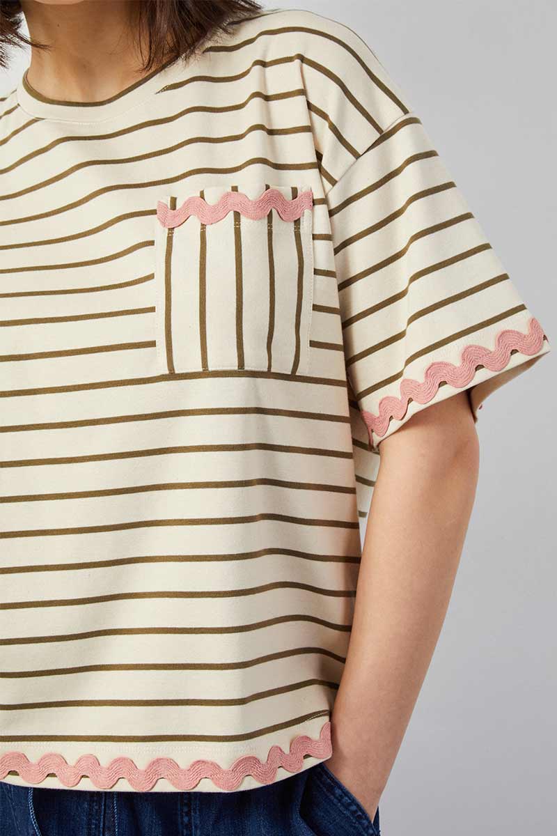 Ebba Jersey Striped T-shirt