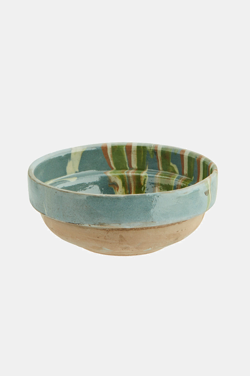 Blue Hand painted Earthenware Bowl
