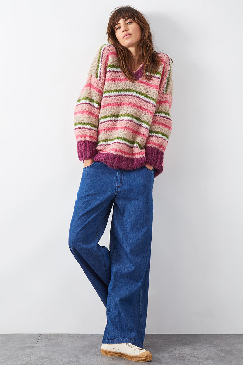 Amaia Knit Striped Jumper