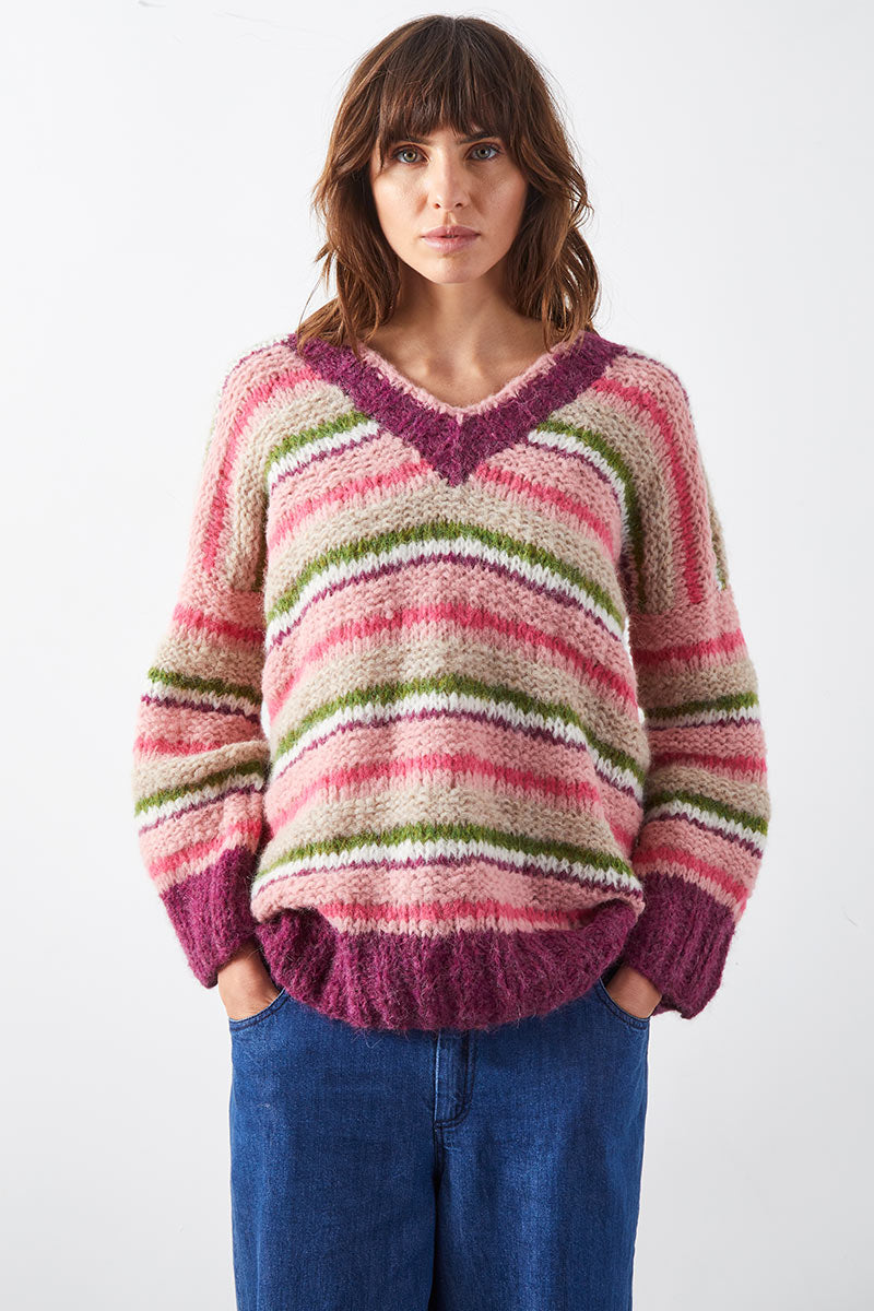 Amaia Knit Striped Jumper