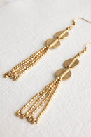 Samara Gold Beaded Earrings