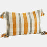 Cut out image of Madam Stoltz Striped Rag Cushion