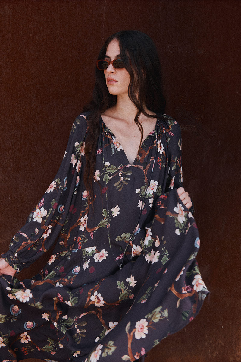 Adelle Floral Print Dress