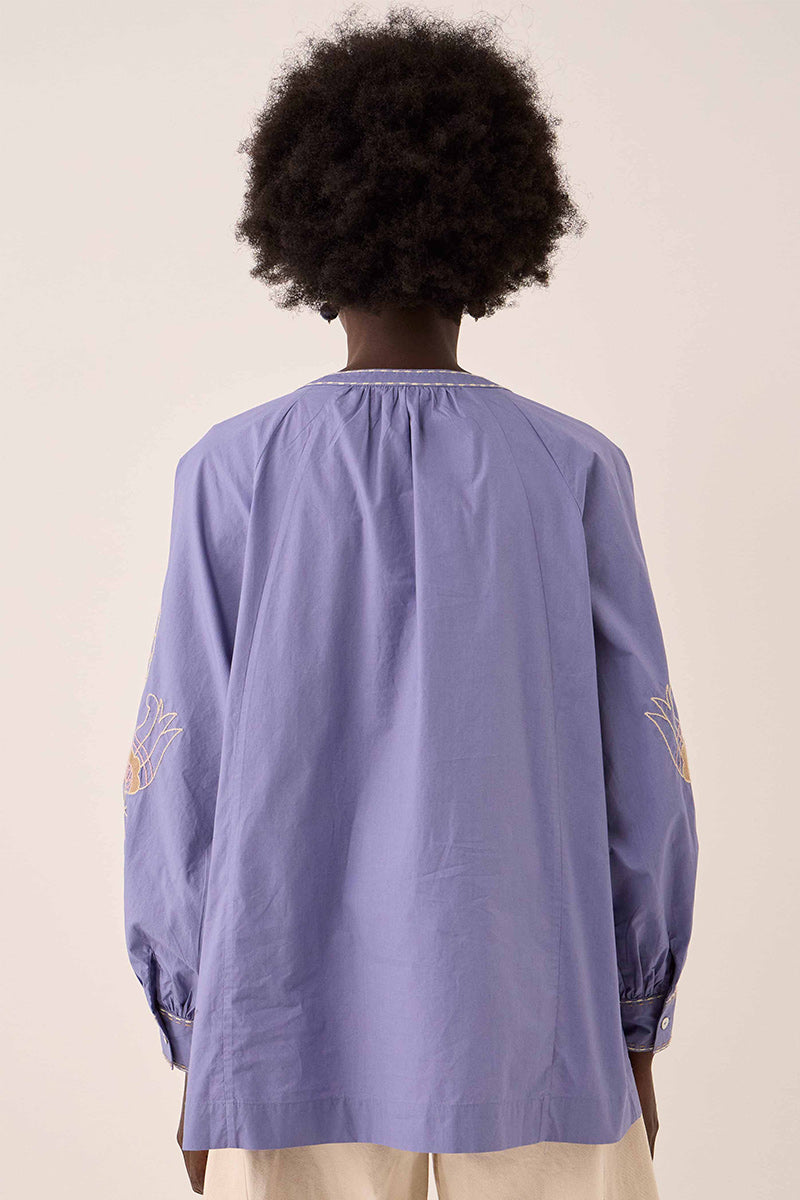 Anyar Embroidered Cotton Blouse