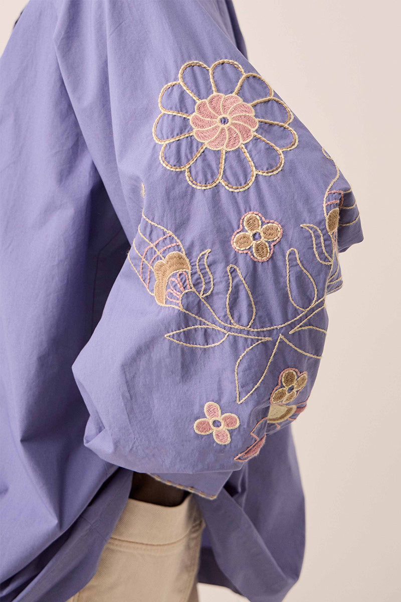Anyar Embroidered Cotton Blouse