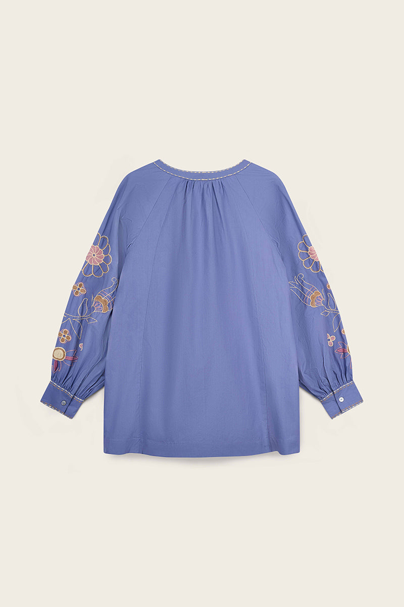 Anyar Embroidered Cotton Blouse