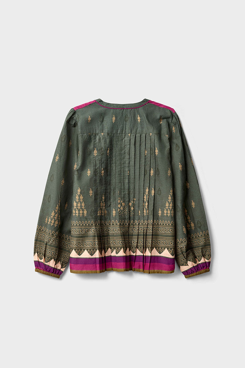 Apate Printed Cotton Top