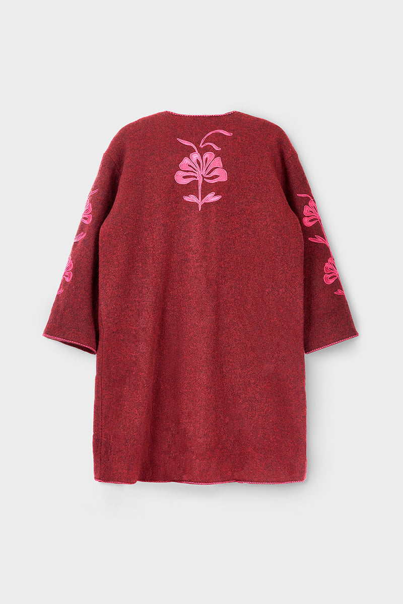 Astrid Wool Embroidered Coat