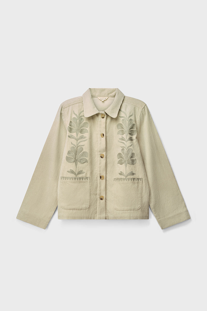 Astrid Cord Embroidered Jacket