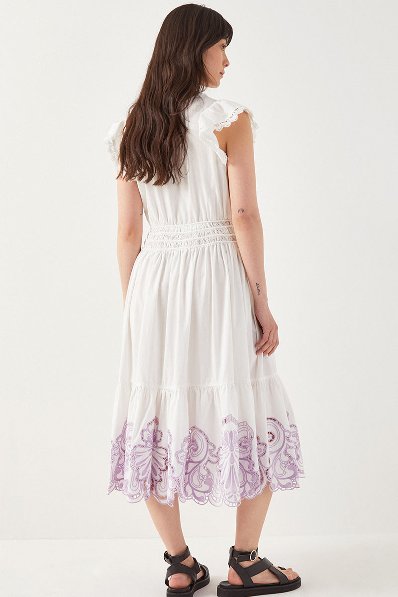 Ayisha Broderie Anglaise Frill Dress