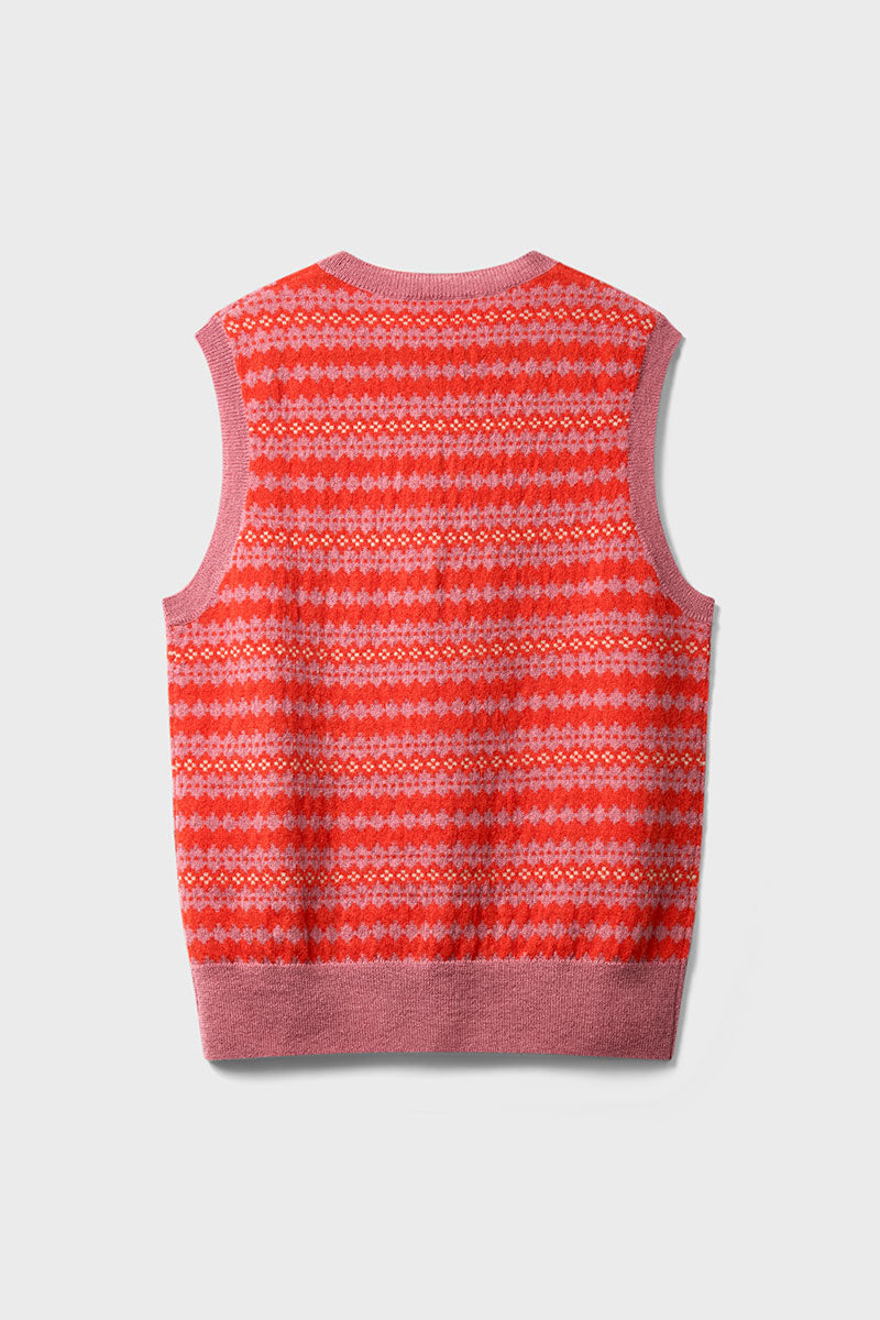 Becky Alpaca and Cashmere Fairisle Tank