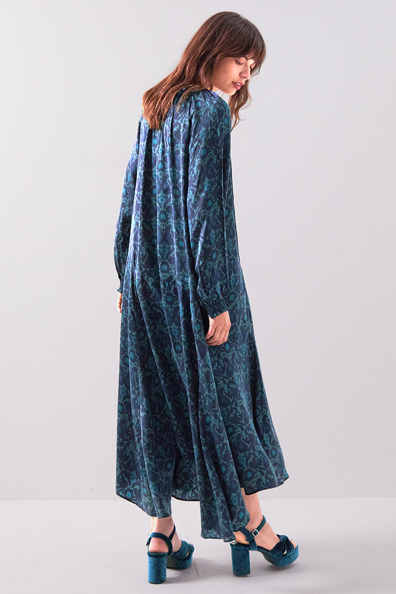 Bridget Printed Satin Dress