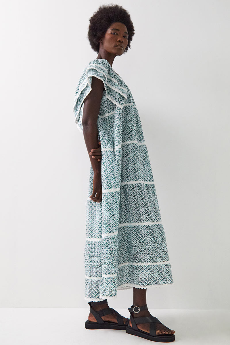 Duva Printed Cotton Dress