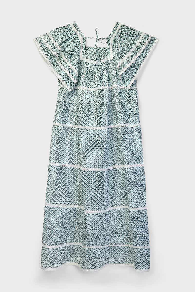 Duva Printed Cotton Dress