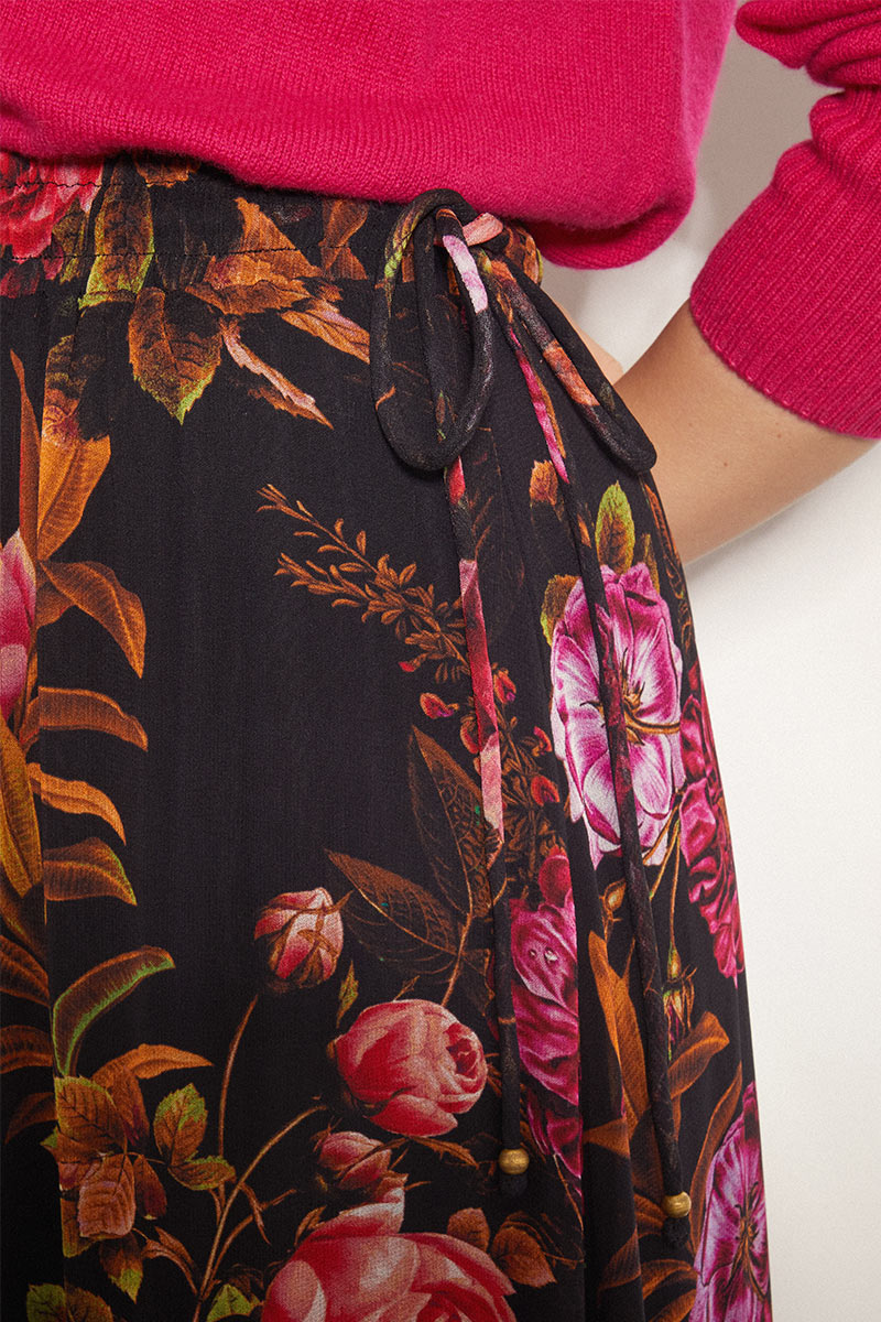 Dylan Floral Print Maxi Skirt