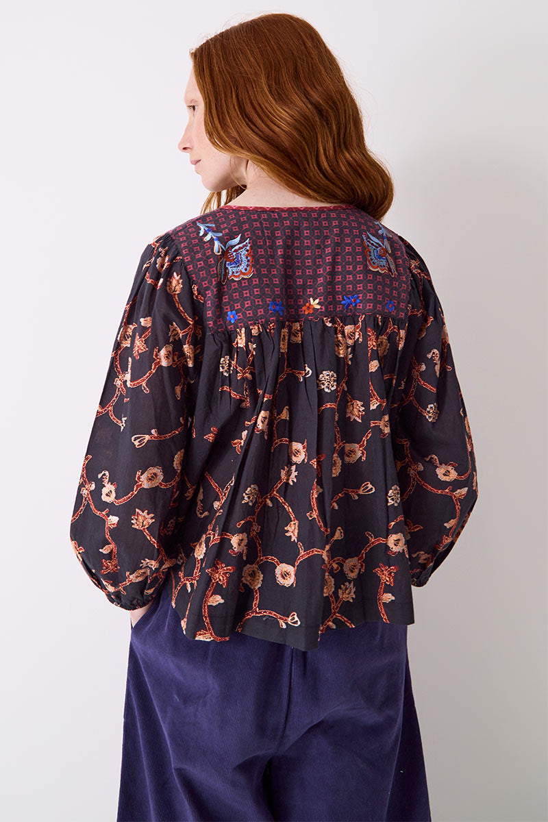 Elenie Embroidered Top