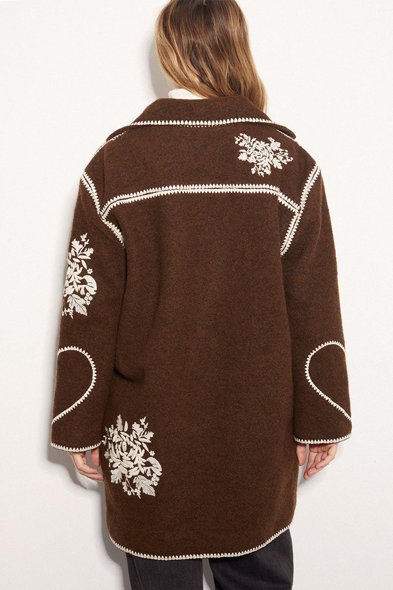 Emer Embroidered Wool Jacket
