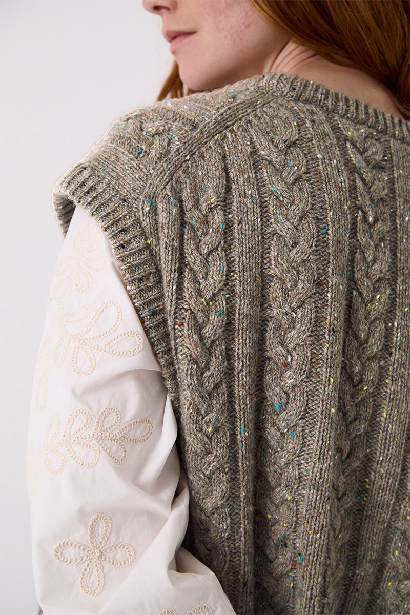 Keya Donegal Knit Cable Tank