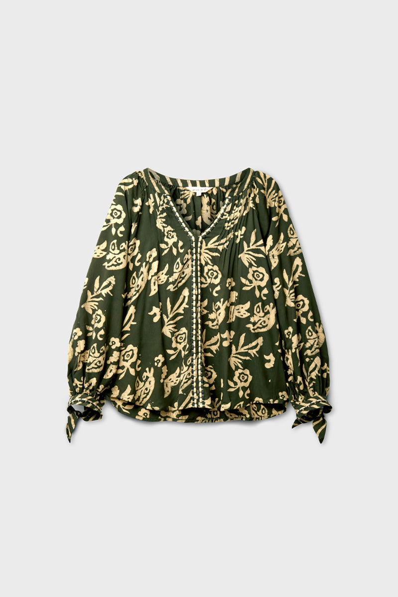 Kris Hand Batik Top