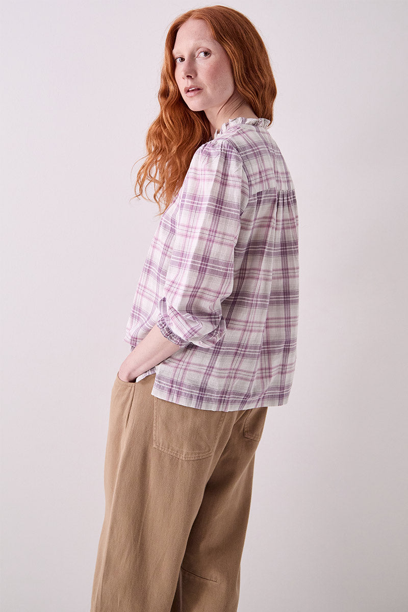 Mina Check Cotton Shirt