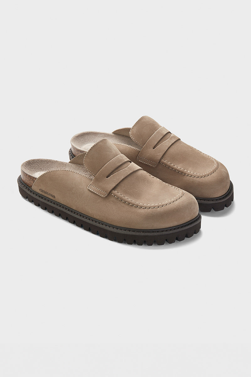 Lois Nubuck Taupe Shoe