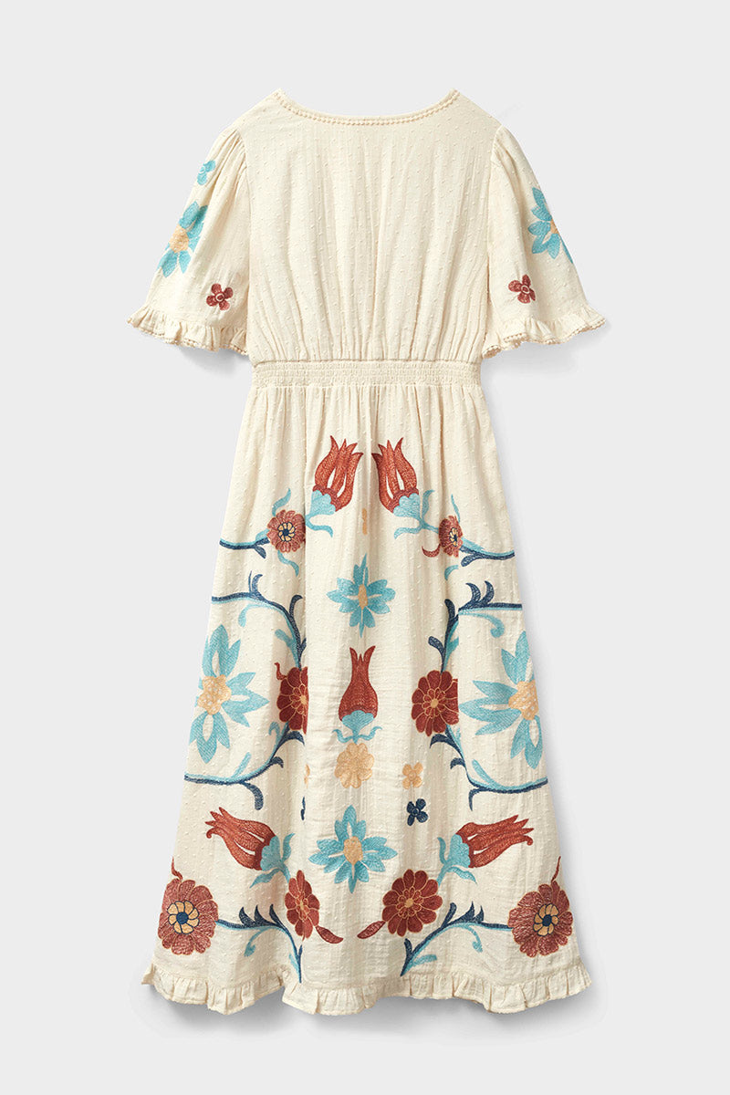 Odeline Embroidered Dress