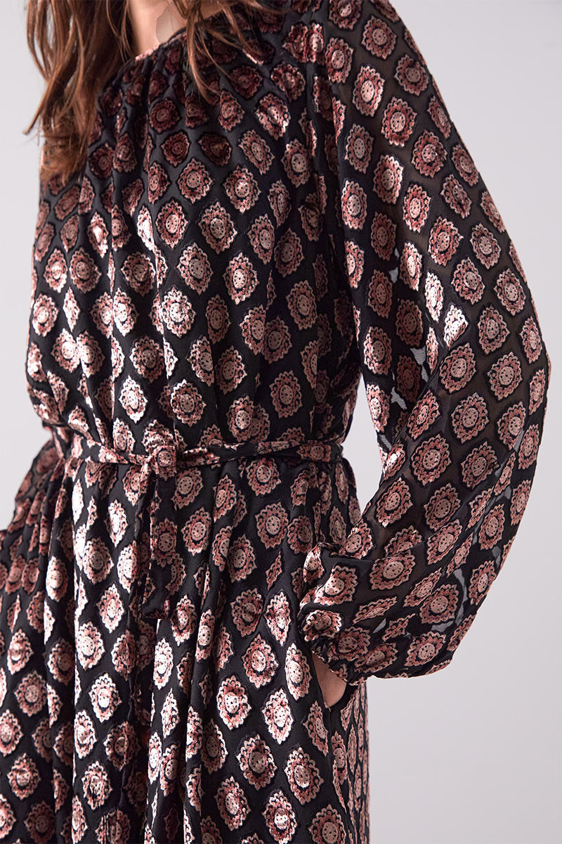 Pheba Devoré Maxi Dress