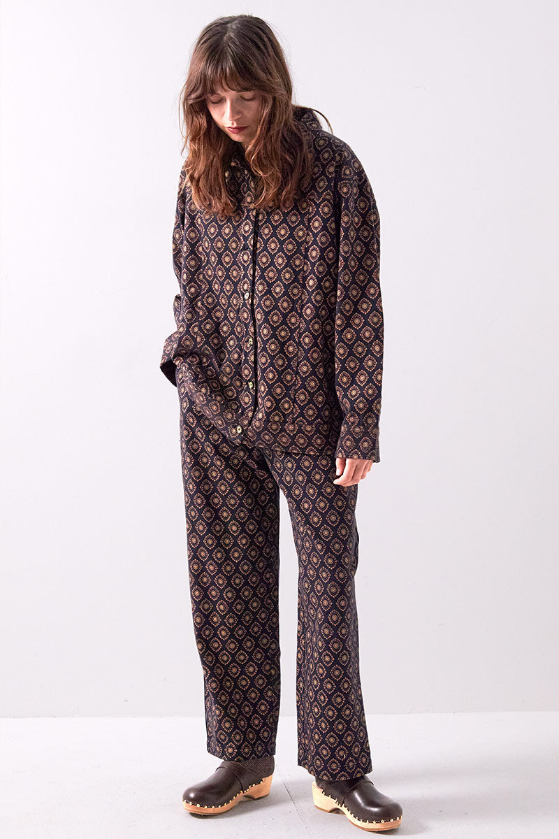 Pheba Printed Cotton Twill Trouser