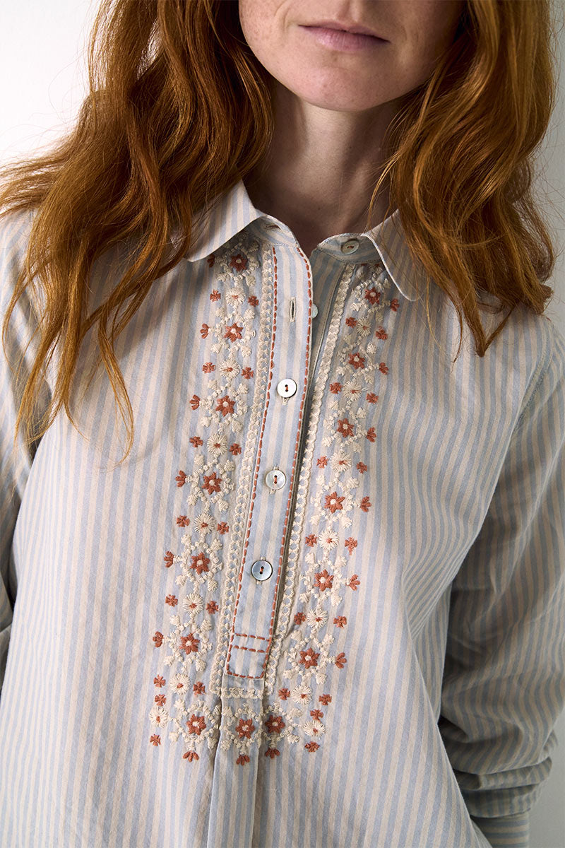 Piper Striped Cotton Shirt