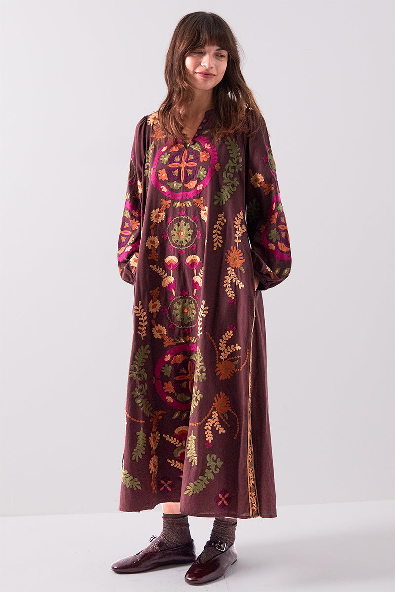 Preeti Embroidered Cotton Dress