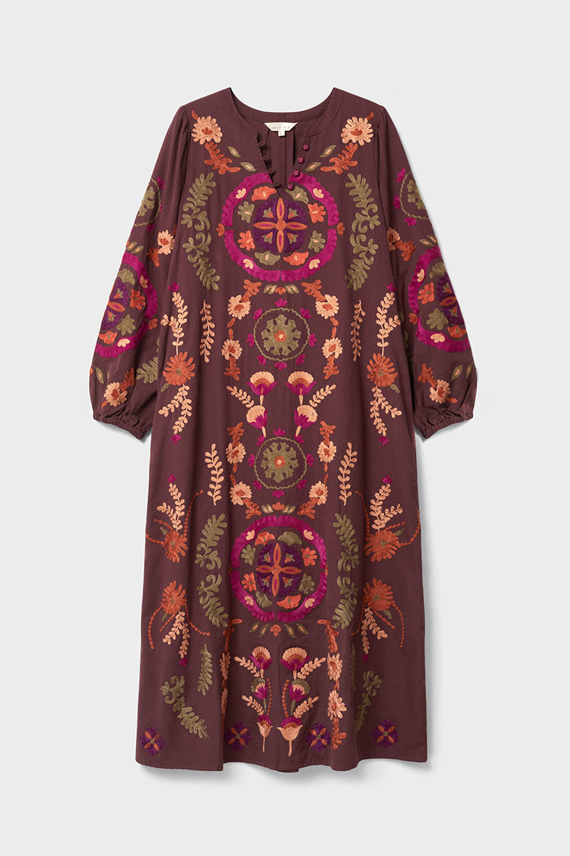 Preeti Embroidered Cotton Dress