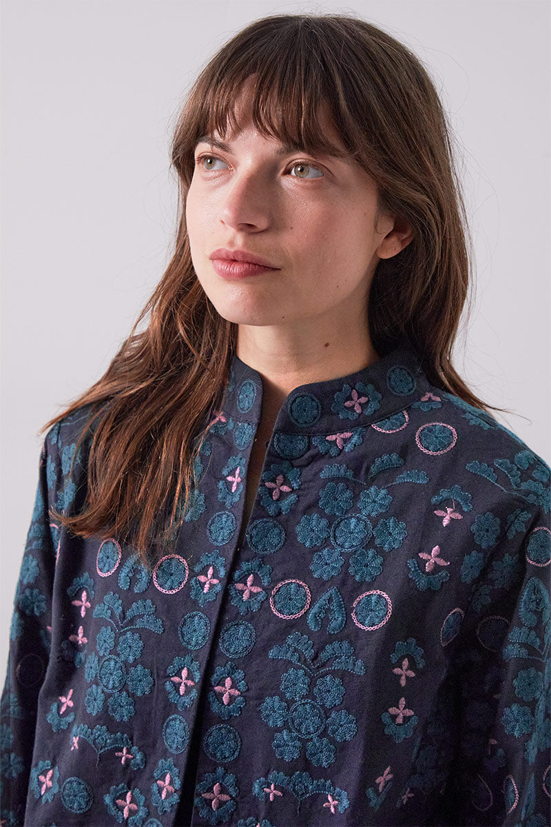 Sophia Floral Embroidered Jacket