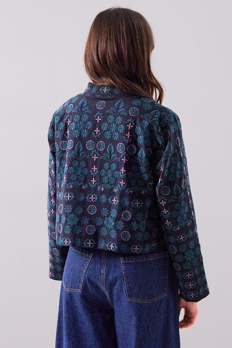 Sophia Floral Embroidered Jacket