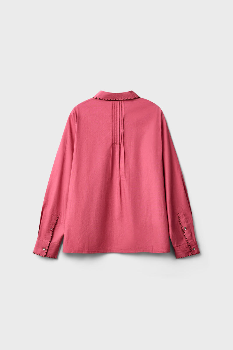 Sumeera Embroidered Cotton Shirt