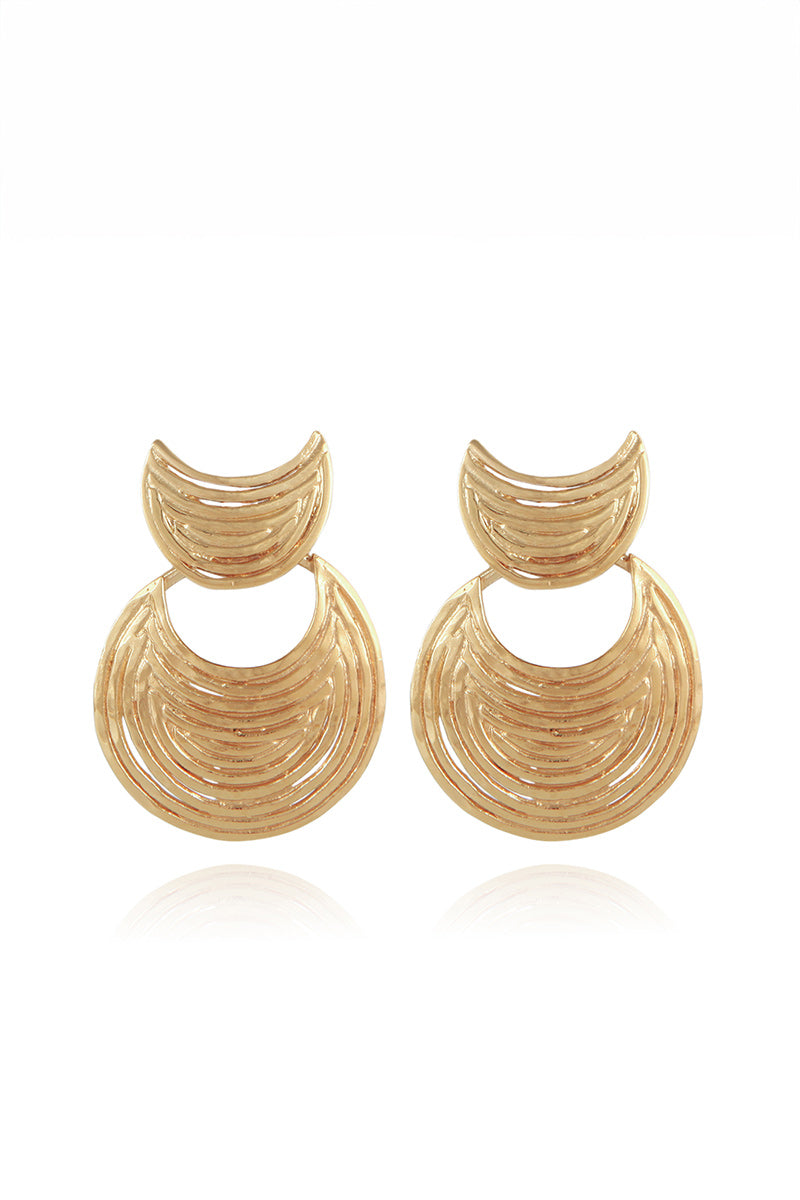 Luna Wave Mini O Earrings