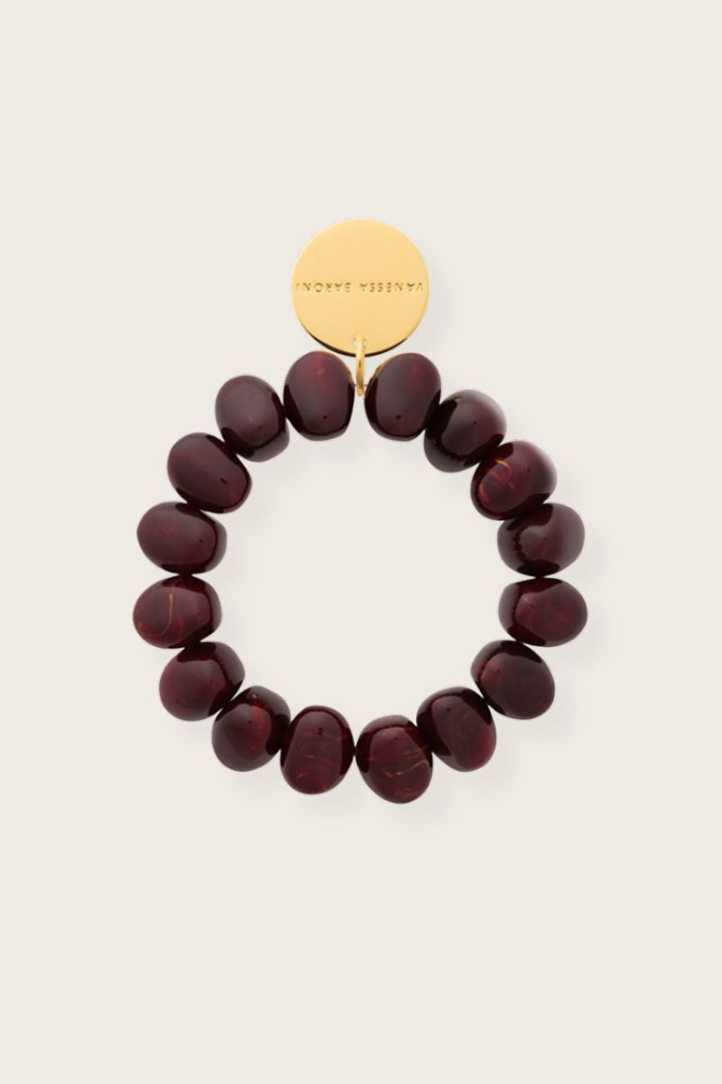 Stone Flex Bordeaux Marble Bracelet