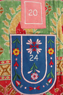 Limited Edition Red Kantha Cotton Advent Calendar