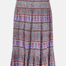Front of Alex Print Crinkle Tiered Skirt by East.co.uk