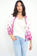 Aliane Embroidered Cotton Jacket