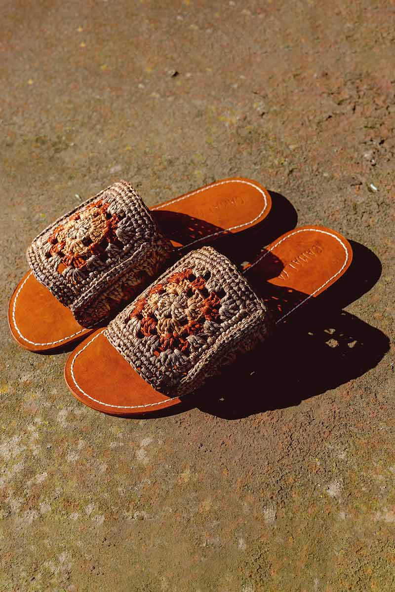 Moorea Raffia Sandals by Camalya